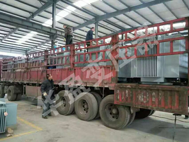 菏泽非晶合金变压器发货现场